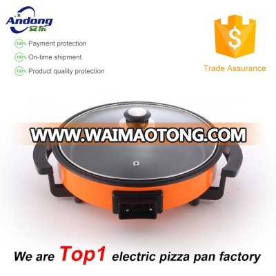 Non-stick round electric pizza cooker good price pan